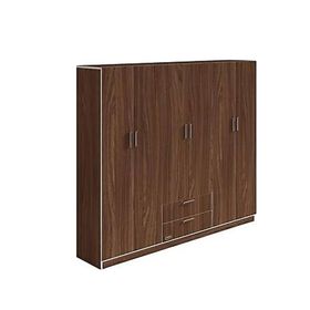 Kenzlife Begonvil 6 Kapılı Çekmeceli 210 CM Ceviz Gardrop