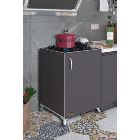 Kenzlife Benek Gri 85x60x56 Mutfak Dolabı
