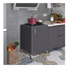 Kenzlife Benek Gri 85x60x56 Mutfak Dolabı