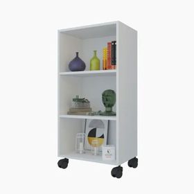 Kenzlife Beril Beyaz 108x30x20 cm Kitaplık