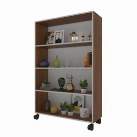 Kenzlife Beril Ceviz 148x90x20 cm Kitaplık