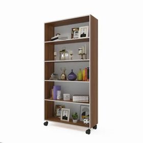 Kenzlife Beril Ceviz 168x90x20 cm Kitaplık