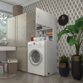 Kenzlife Bohemya Beyaz 160x66x50-20 Banyo Dolabı