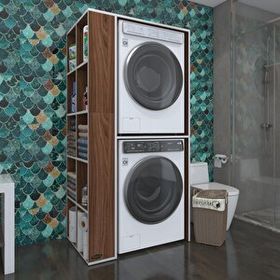 Kenzlife Bolodenka Çamaşır-Kurutma Makinesi Banyo Dolabı