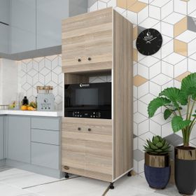 Kenzlife Cahide 180x65x50 cm Fırın Xlarge Ayaklı Banyo Kiler Ofis Mutfak Dolabı