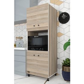 Kenzlife Cahide 180x65x50 cm Fırın Xlarge Ayaklı Banyo Kiler Ofis Mutfak Dolabı