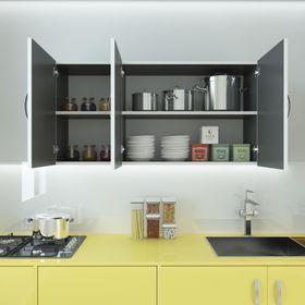 Kenzlife Canna Gri 60x120x22 cm Mutfak ve Banyo Dolabı