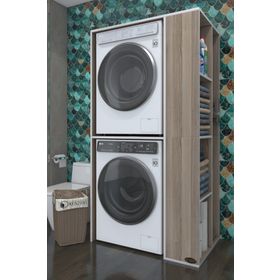 Kenzlife Demyan Çamaşır-Kurutma Makinesi Banyo Dolabı