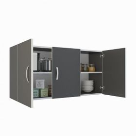 Kenzlife Dirca Gri 60x120x22 cm Mutfak ve Banyo Dolabı