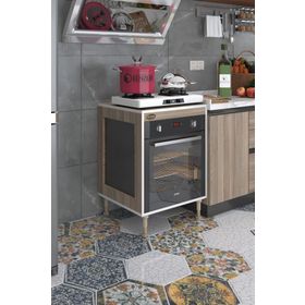 Kenzlife Esena Mono3 Crd 89-81x60x56 Fırın Ocak Dolabı Ayarlı Ayaklı Üstü Kapalı Cordoba Ankastre Modülü Kabini