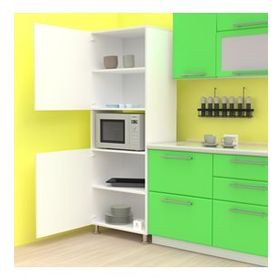 Kenzlife Fadime 185x66x45 cm Fırın Banyo Kiler Ofis Mutfak Dolabı