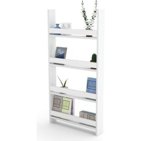 Kenzlife Fernur 120x060x10 cm Beyaz Duvar Rafı Kitaplık