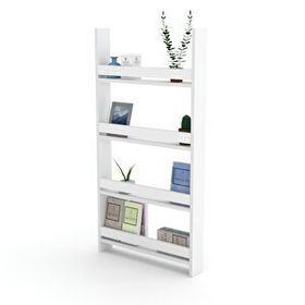 Kenzlife Fernur 120x060x10 cm Beyaz Duvar Rafı Kitaplık