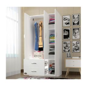 Kenzlife Fesleğen 3 Kapılı 2 Çekmeceli Fesleğen 180x120x52 cm Gardrop