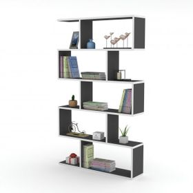 Kenzlife Firuze 150*090*20 Gri Duvar Rafı Kitaplık