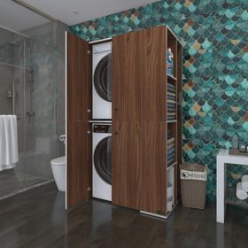 Kenzlife Foka Çamaşır-Kurutma Makinesi Banyo Dolabı