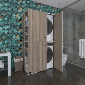 Kenzlife Foka Çamaşır-Kurutma Makinesi Banyo Dolabı