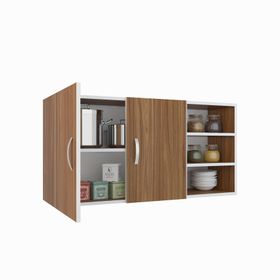 Kenzlife Fulvus Ceviz 60x120x22 cm Mutfak ve Banyo Dolabı