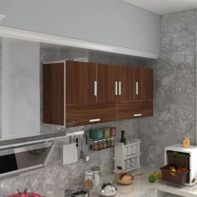 Kenzlife General 60x150x22 cm Kapaklı Raflı Beyaz Hazır Mutfak Dolabı