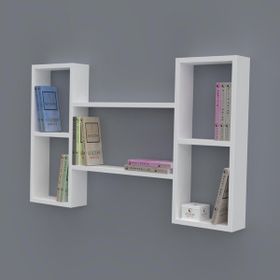 Kenzlife Gülsu 060x100x20 cm Beyaz Duvar Rafı Kitaplık