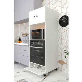 Kenzlife Halide 162x60x56 cm Fırın Kapaklı Ayaklı Banyo Kiler Ofis Mutfak Dolabı