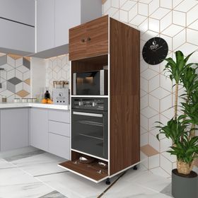 Kenzlife Halide 162x60x56 cm Fırın Kapaklı Ayaklı Banyo Kiler Ofis Mutfak Dolabı