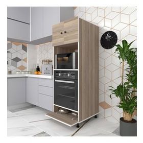 Kenzlife Halide 162x60x56 cm Fırın Kapaklı Ayaklı Banyo Kiler Ofis Mutfak Dolabı