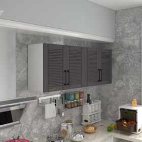 Kenzlife Havuç 90 Gri Mod 2 90x160x32 Mebran Kapak Suntalam Gövde Hazır Mutfak Dolabı