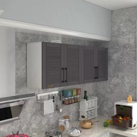 Kenzlife Havuç 90 Gri Mod 2 90x160x32 Mebran Kapak Suntalam Gövde Hazır Mutfak Dolabı