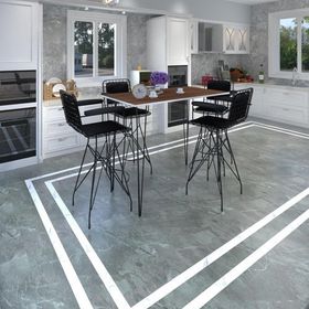 Kenzlife Hem105Zengin 100x70 cm Ceviz Siyah Masa ve 4 Adet Siyah Kolçaklı Sırt Minderli Sandalye Takımı