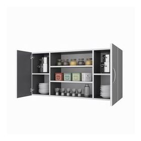 Kenzlife Honnor Gri 60x120x32 cm Mutfak ve Banyo Dolabı