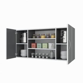 Kenzlife Honnor Gri 60x120x32 cm Mutfak ve Banyo Dolabı