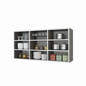 Kenzlife Hortus Gri 60x120x22 cm Mutfak ve Banyo Dolabı