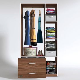 Kenzlife Hülagü 175*90*40 Cvz 2 Çekmeceli Gardrop