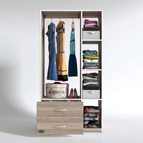 Kenzlife Hülagü 175x90x40 2 Çekmeceli Cordoba Gardrop