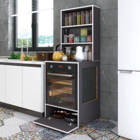 Kenzlife Hümeyra Gri 165x60x56 Mutfak Dolabı