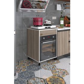 Kenzlife Kalimera Crd 85x60x56 Fırın Ocak Dolabı Ayarlı Ayaklı Üstü Kapalı Cordoba Ankastre Modülü Kabini