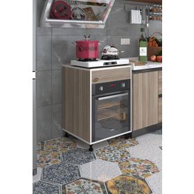 Kenzlife Kalimera Crd 85x60x56 Fırın Ocak Dolabı Ayarlı Ayaklı Üstü Kapalı Cordoba Ankastre Modülü Kabini