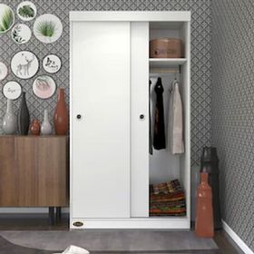 Kenzlife Karanfil Sürgülü Kapaklı 120 cm Gardrop