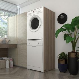 Kenzlife Katinka Çamaşır-Kurutma Makinesi Banyo Dolabı