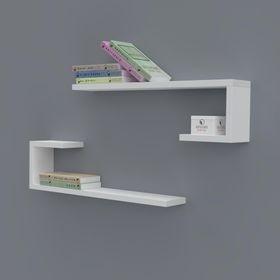 Kenzlife Kayra 015*060*20*2 Byz Duvar Rafı Kitaplık