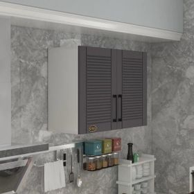 Kenzlife Kıvırcık 90 Gri Mod 2 90x080x32 Mebran Kapak Suntalam Gövde Hazır Mutfak Dolabı