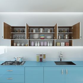 Kenzlife Konsta Ceviz 60x150x32 cm Mutfak ve Banyo Dolabı