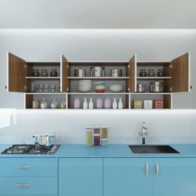 Kenzlife Konsta Ceviz 60x150x32 cm Mutfak ve Banyo Dolabı