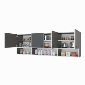 Kenzlife Konsta Gri 60x150x32 cm Mutfak ve Banyo Dolabı