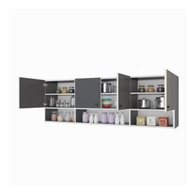 Kenzlife Konsta Gri 60x150x32 cm Mutfak ve Banyo Dolabı