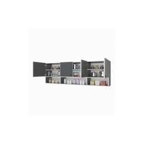 Kenzlife Konsta Gri 60x150x32 cm Mutfak ve Banyo Dolabı