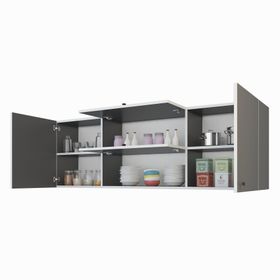 Kenzlife Lucida Gri 60x150x32 cm Mutfak ve Banyo Dolabı
