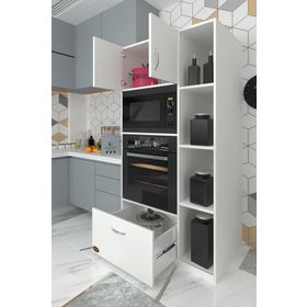 Kenzlife Makbule 180x90x56 cm Fırın Çekmeceli Ayaklı Banyo Kiler Ofis Mutfak Dolabı