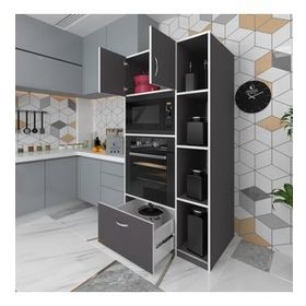Kenzlife Makbule 180x90x56 cm Fırın Çekmeceli Ayaklı Banyo Kiler Ofis Mutfak Dolabı